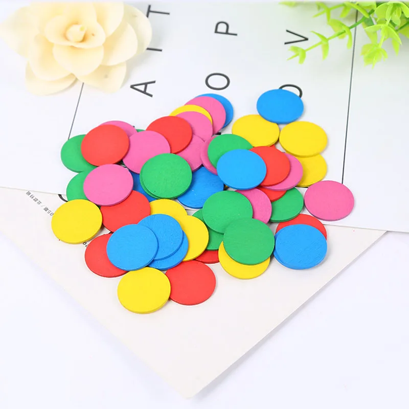 Montessori Wooden Math Puzzle Toys for Children Early Education Teaching Math Toys Wood Sensory Preschool Geometry Gifts 2
