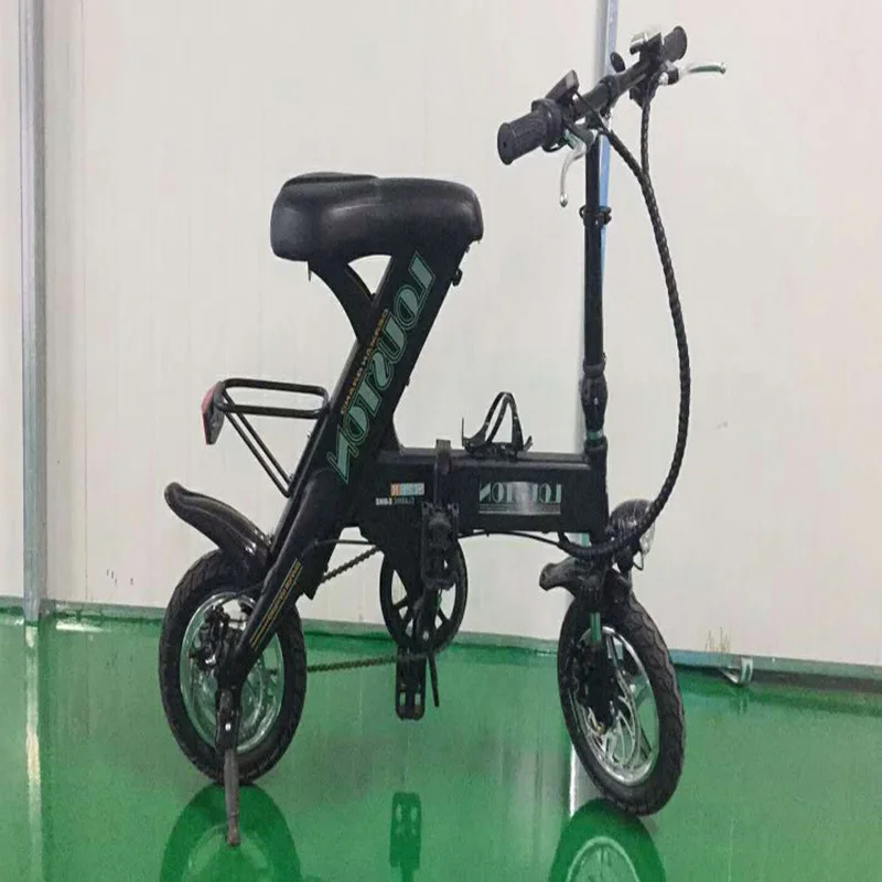 Top Foldable Electric Bike 48V 250w 10AH 12inch Lithium Battery Bicycle  Single Seat Cycle Aluminium alloy Ebike 5