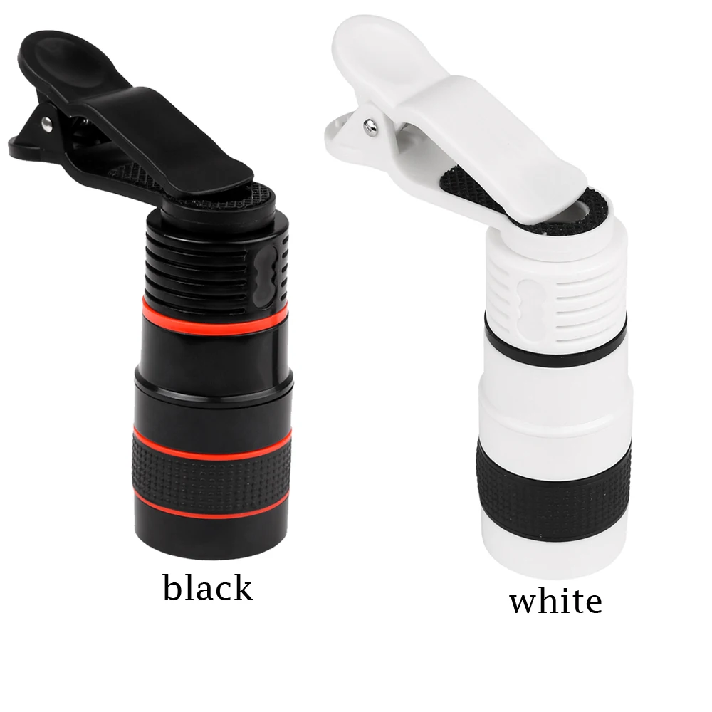 

Kogngu Universal Clip 8X 12X Zoom Cell Phone Telescope Lens Camera Smartphone Lente Para Celular Telephoto External Camera Lens