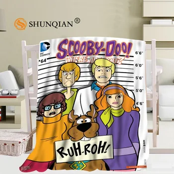 

Scooby Doo Blanket Soft Sofa Bed Throw Blanket Kid Adult Warm Custom Blanket 56x80Inch50X60Inch40X50Inch