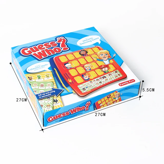 Guess Who Classic Board Game Who Is It Funny Family Guessing Game
