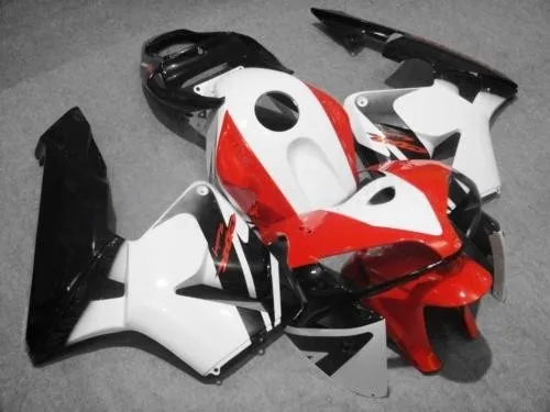 

Injection mold Fairing kit for HONDA CBR600RR F5 05 06 CBR 600RR 2005 2006 CBR600 White red black Fairings set+7 gifts HG14