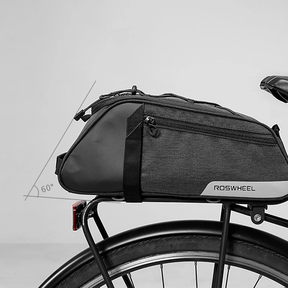 Excellent Bicycle Bag 10L Bike Rear Rack Bag Bicycle Shelf Utility Multifunctional Bike Trunk Bag Bicycle Rucksack With Shoulder Strap 3 Excellent Bicycle Bag 10L Bike Rear Rack Bag Bicycle Shelf Utility Multifunctional Bike Trunk Bag Bicycle Rucksack With Shoulder Strap 3