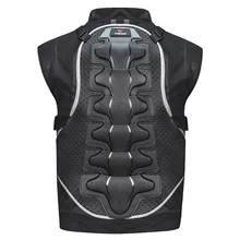 WOSAWE без рукавов мотоцикл тело скейтборд Экстремальные виды спорта защитный жилет PE Hardshell протектор для позвоночника Задняя поддержка