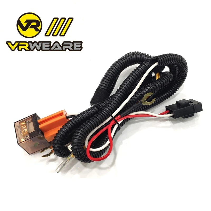 

universal 12V Horn cable Relay For Grille Mount Blast Tone Horns motorcycle horn wire Wiring Harness Kit Car Truck Relay Fuse