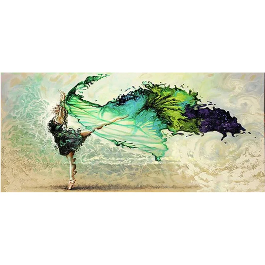 

Full 5D Diy big Daimond Painting Cross stitch Abstract Ballet Dancer Diamond mosaic Square/Round Rhinestones Painting Embroidery