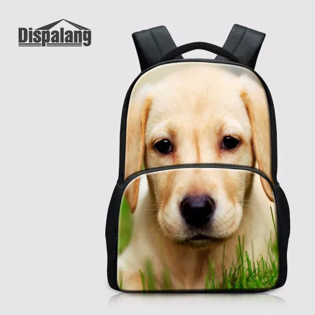 Dispalang Design Children Bookbag Cute Pet Dog Animal Laptop Backpack