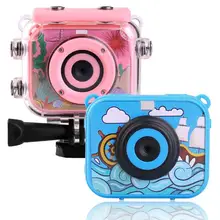 2," Мини Дети Спорт Экшн-камера видеокамера 1080P Спортивная камера HD 12MP 30 м водонепроницаемый открытый шлем Спортивная камера