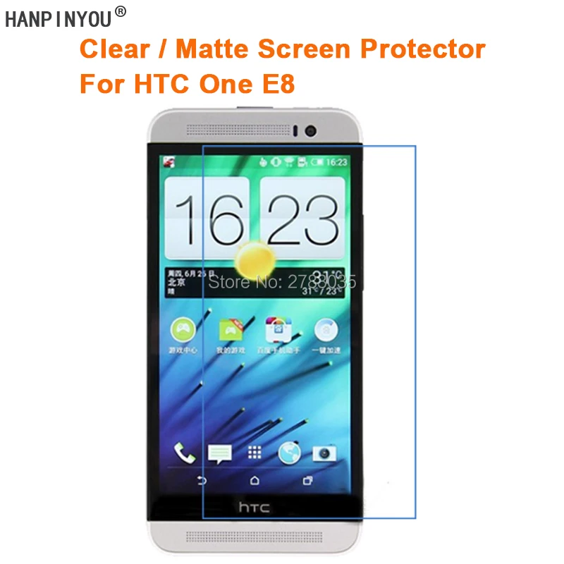 

New HD Clear / Anti-Glare Matte Screen Protector For HTC One E8 5.0" Protective Film Guard (Not Tempered Glass)