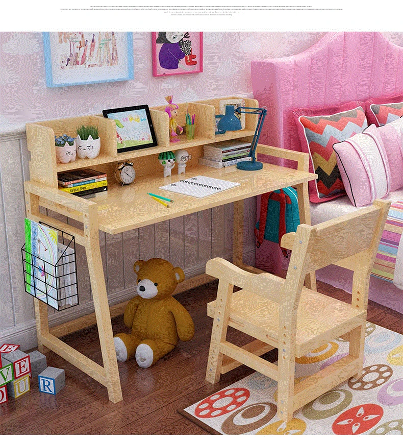 Children Furniture Sets one table+one chair sets solid wood kids