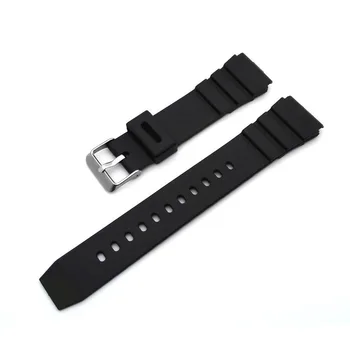 

OOTDTY Silicone Rubber Watch Strap Band Deployment Buckle Diver Waterproof 18mm - 22mm