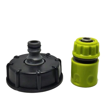 

1Pc IBC Hose S60 X6 Adapter Reducer Connector Water Tank Fitting Coarse Thread Durable Garden Hose Pipe Tap Storage
