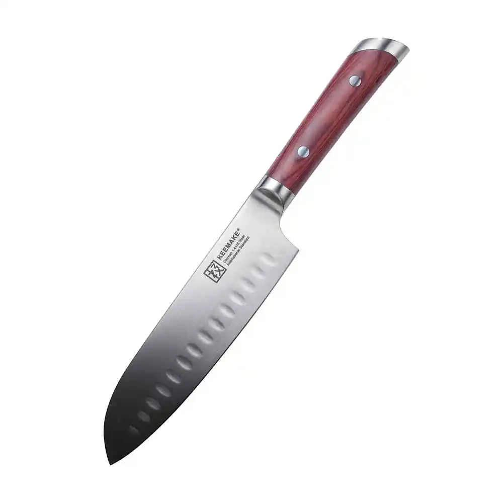 SUNNECKO 2018 Новый 7 &quotнож Santoku немецкий нож из 1 4116 стали кухонные ножи цветная