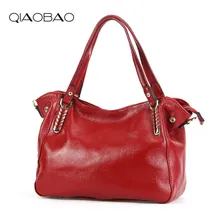 QIAOBAO женские сумки-мессенджеры из натуральной кожи, первый слой из воловьей кожи, женские дизайнерские сумки через плечо