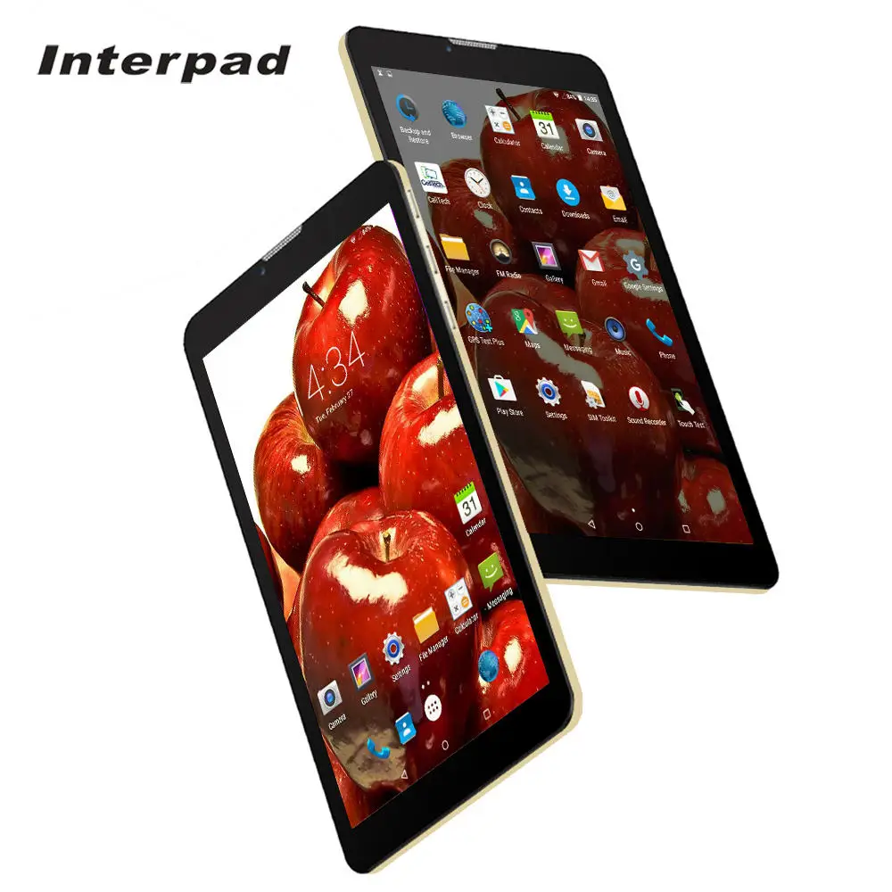 

Interpad 7"3G Tablet PC MTK6582 Quad Core 1.5GHz 2.5D IPS scree 1280*800 WiFi GPS USB dual SIM phone call Android tablets 8 9 10