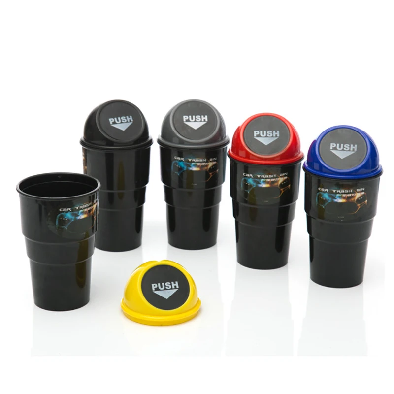 

Universal Car Trash Bin Auto Organizer Storage Box Car Trash Can Rubbish Gargage Holder Automobile Storage Bucket Accessories