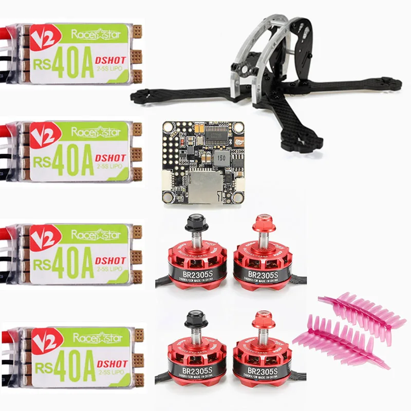 

2017 New Arrival Realacc D215 FPV Racing Frame w/ Racerstar BR2305S 2400KV Motor RS40A V2 BLHELI_S ESC 5042 Prop F4 For RC Drone
