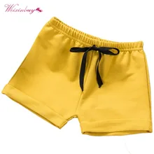 Детские шорты из хлопка для мальчиков и девочек Повседневные свободные штаны Повседневное модные шорты От 1 до 5 лет