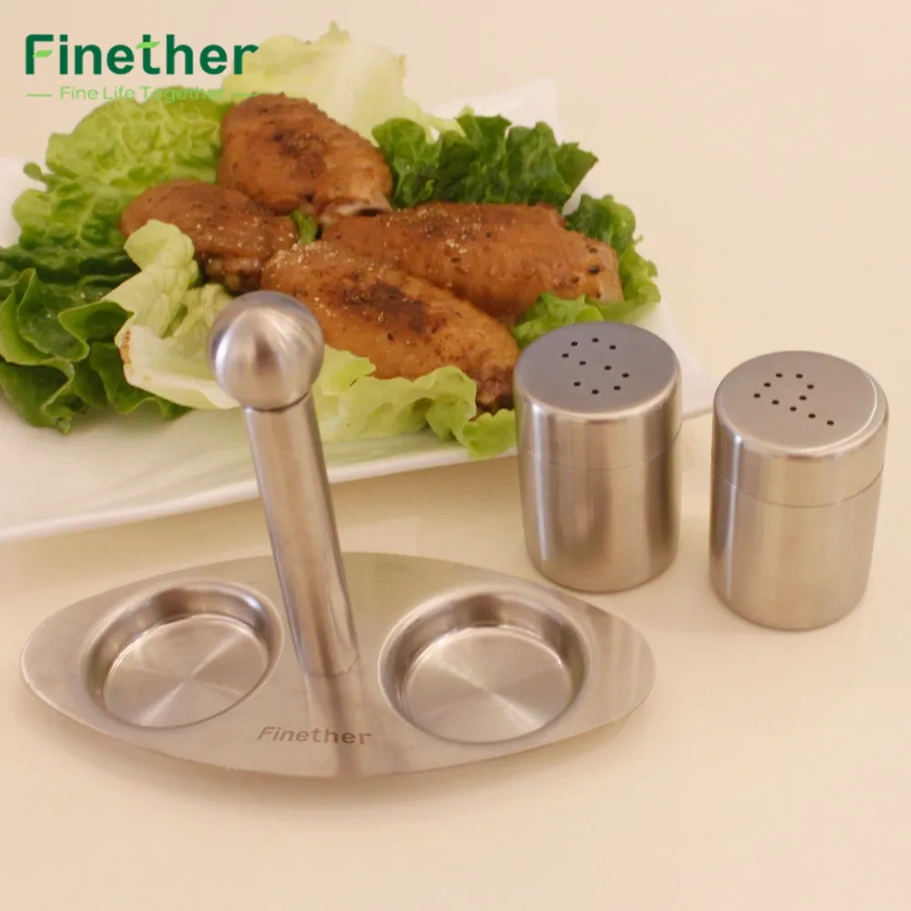 Salt Pepper Shaker Set grinder salt pepper mill stainless Odor