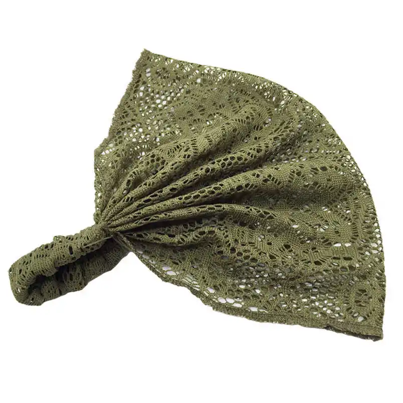 2018 New Women Yoga Lace Hollow Head Wrap Wide Headband Flower Hairband Hair Band Accessories Wholesale And Wholesale  #K29 (9)