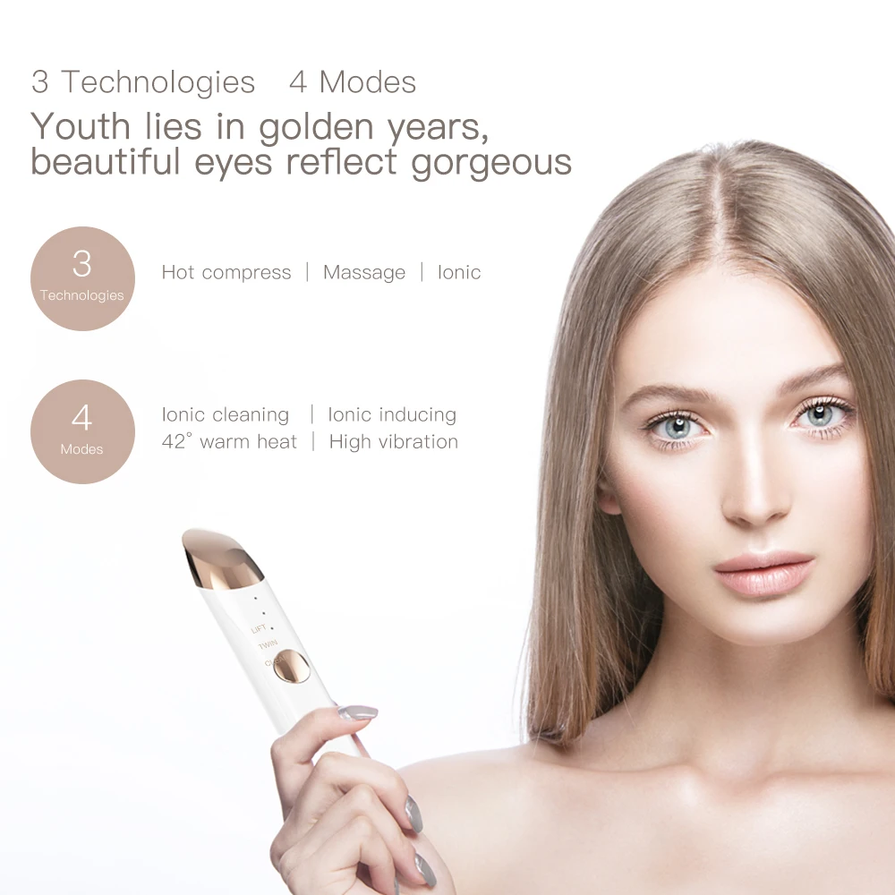 Электрический массажер для лица PRETTYME ионно Восстанавливающий инструмент