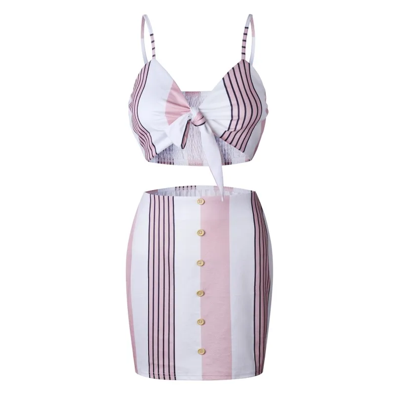

skirt and crop top set summer clothes for women 2 piece sets 2018 plus size two piece short sets casual matching outfits 0834