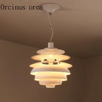 

Nordic modern minimalist snow chandelier creative fashion art living room restaurant staircase decorative lights Postage free