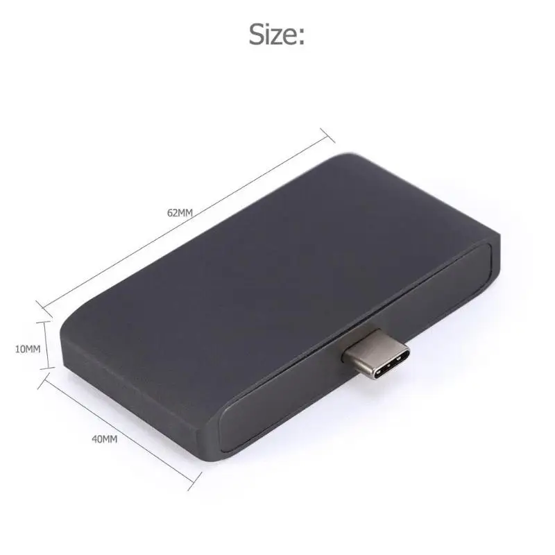 3 в 1 USB3.1 концентратора USB-C Тип-C USB3.0 + 4 K HDMI + PD USB-C адаптера Splitter Converter совместимый для Nintend для коммутатора