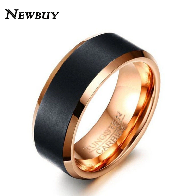 Buy NEWBUY 2017 New Black Tungsten Rings for Men
