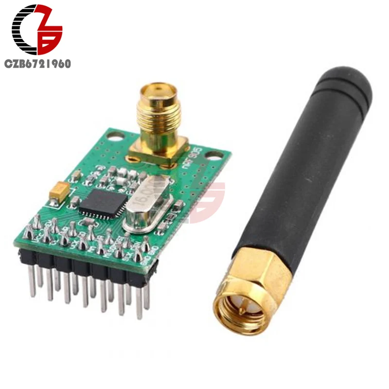 

Multiple Channels NRF905 Wireless Transceiver (PTR8000+) Transmission 433/486/915MHz GMSK NF905SE Module With Antenna