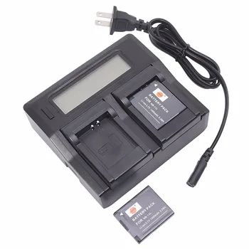 

DSTE US Plug Dual Battery Charger + 2x NB-11L NB-11LH for Canon ELPH 360 HS,ELPH 190 IS,ELPH 180,SX410 IS,SX420 IS,A4000 IS