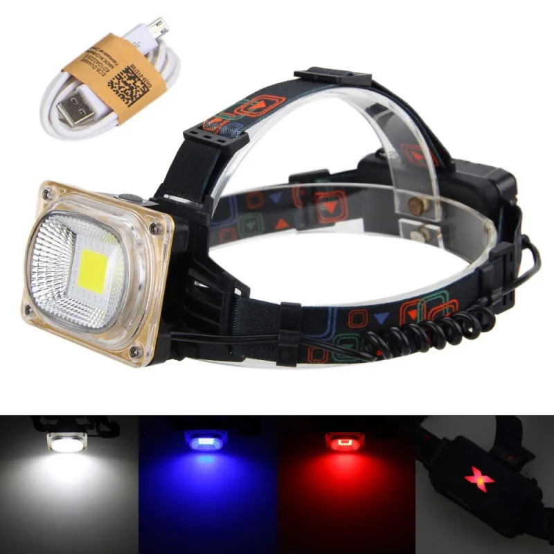1000Lumens LED Headlamp Head Lamp Waterproof Rechargeable Spotlight