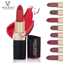 Мисс Роуз матовый губная помада 42 цвета вампира, блеск для губ, защита от воды, Длительное Действие, телесного цвета коричневый губная помада карандаш и влаги для губ комплект MS085