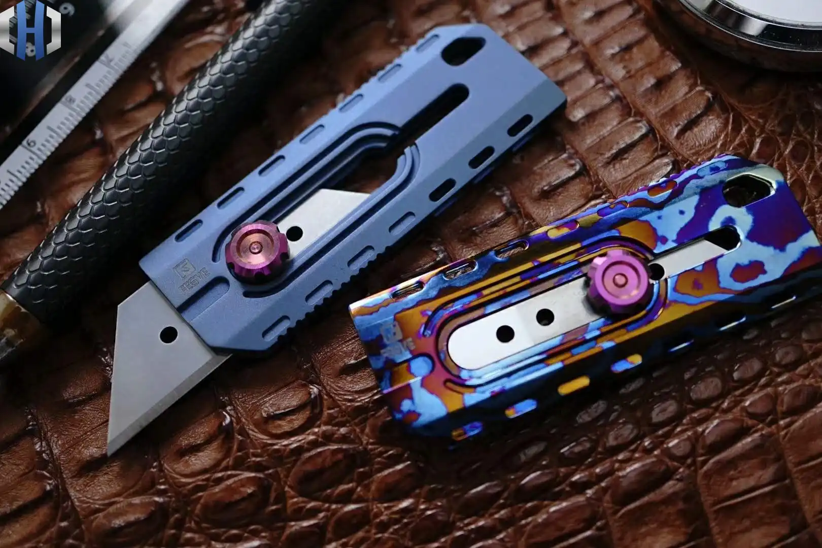 チタン合金壁紙カッターチタン材料焼き色 Edc ユーティリティナイフ精密 Cnc 生産 Knives Aliexpress チタン合金壁紙カッターチタン材料焼き色 Edc ユーティリティナイフ精密 Cnc 生産 Knives Aliexpress