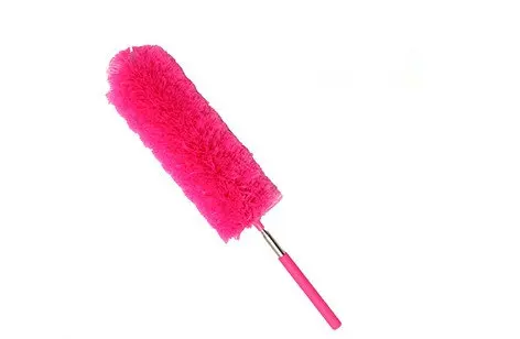 New Adjustable Microfiber Duster for home car Magic Brush Dust Clean Anti Static Sweeping Air Conditioning Furniture Cleaning - Цвет: Красный