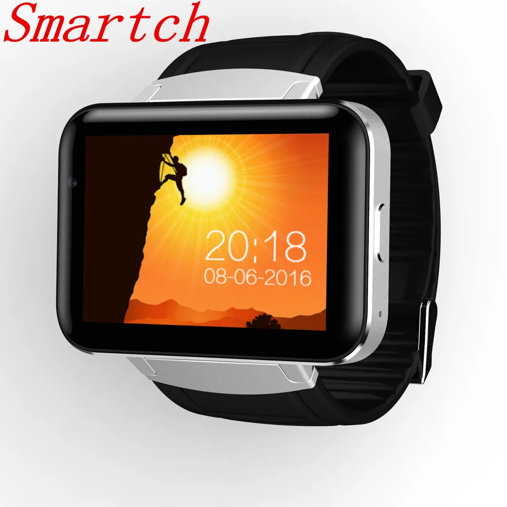 

Smartch DM98 Smart Watch MTK6572 2.2 inch IPS HD 900mAh Battery 512MB Ram 4GB Rom Android OS 3G WCDMA GPS WIFI Smartwatch Stock