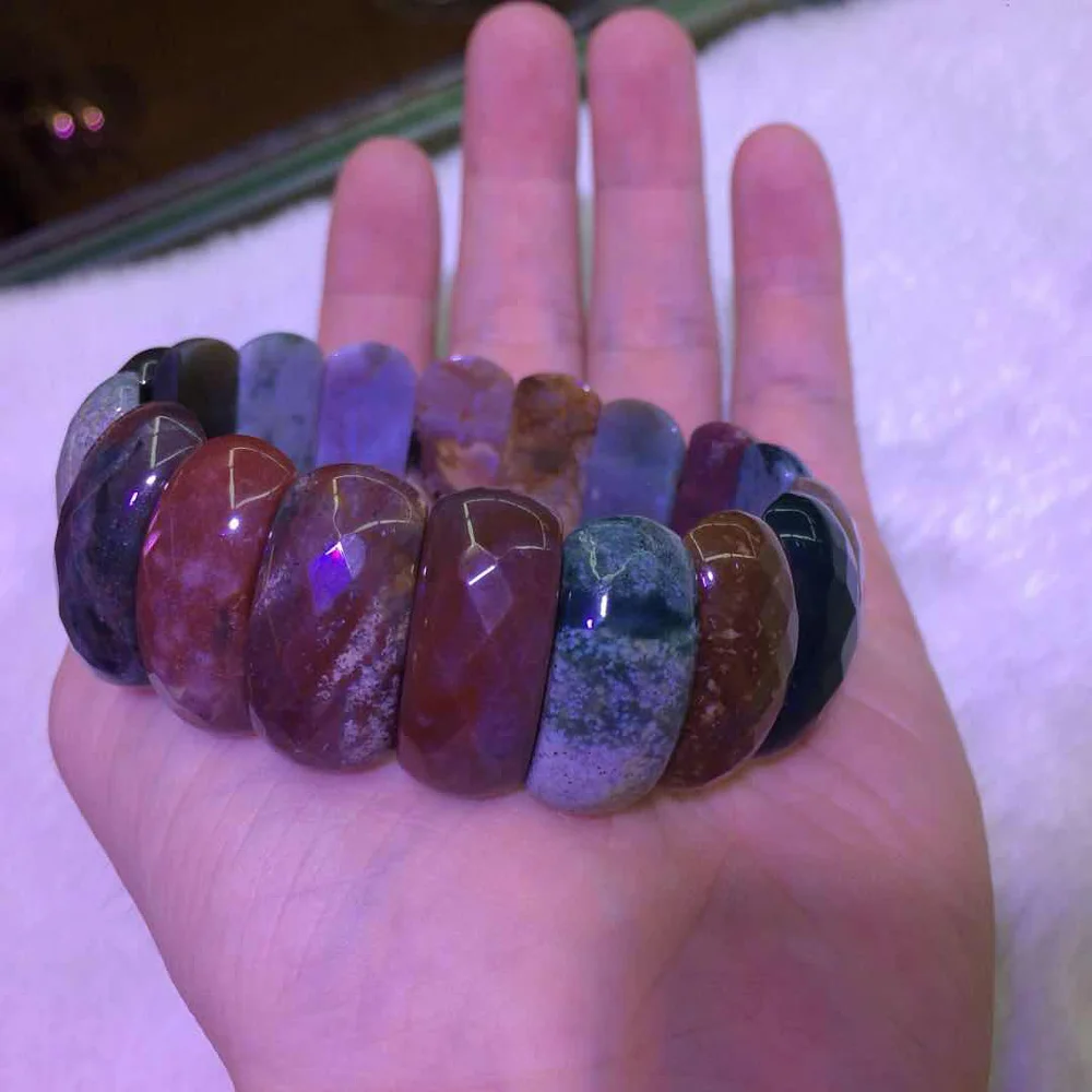 

natural indian agates bracelet natural stone bracelet DIY jewerly for woman for gift free shipping wholesale !