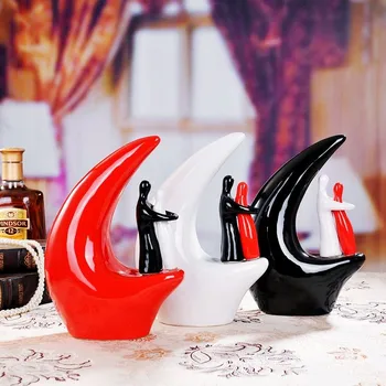 

ceramic lovers home decor crafts room decoration ceramic couple hugging ornament porcelain figurines wedding decorations