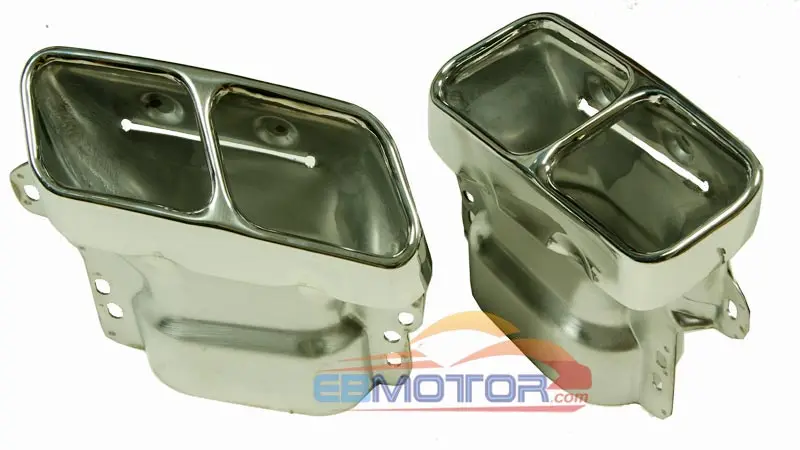 Exhaust muffler Tip Pipes 1pair for Mercedes Benz S-CLASS W221 S-class 2006-12 ebmotor_5446