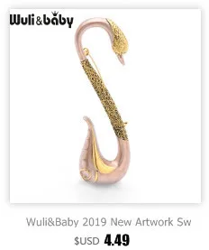 Wuli& Baby, брошь в виде большой коричневой эмалью с рисунком жирафа Броши Для женщин Для мужчин, металлическая брошь с животным, банкетная, праздничная брошь, булавки