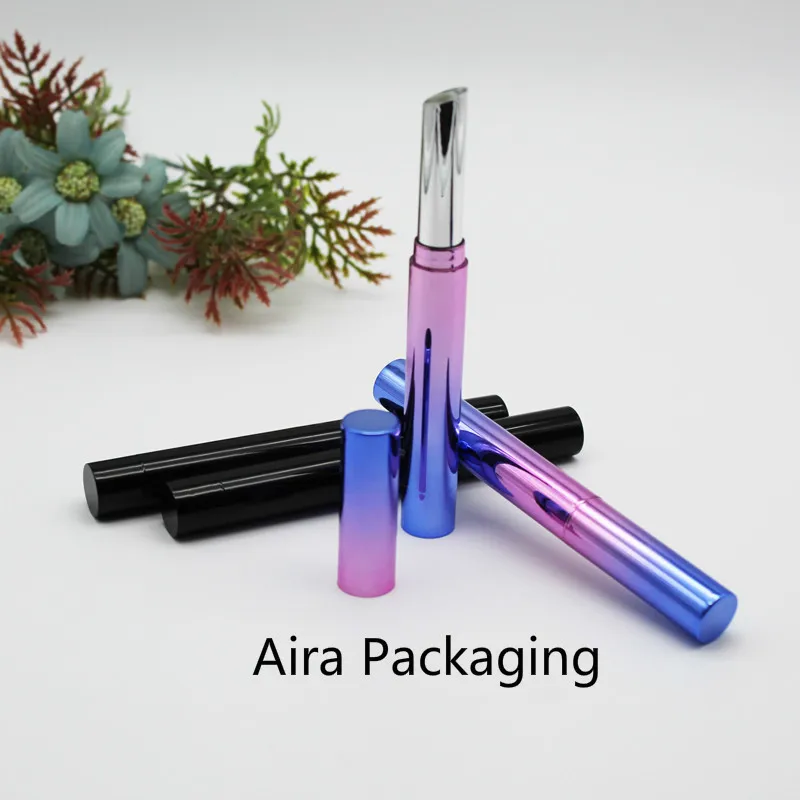 Elegant Purple n Blue Lipstick Tube High Class Lip Balm Container 9mm