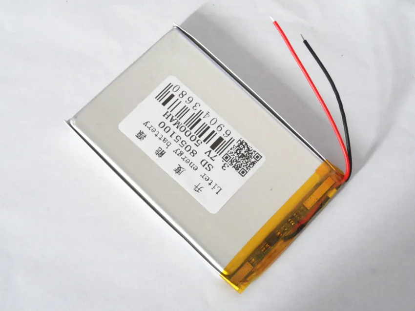 

3.7V high-capacity lithium polymer battery 8055100 wireless tablet 5000MAH mobile power
