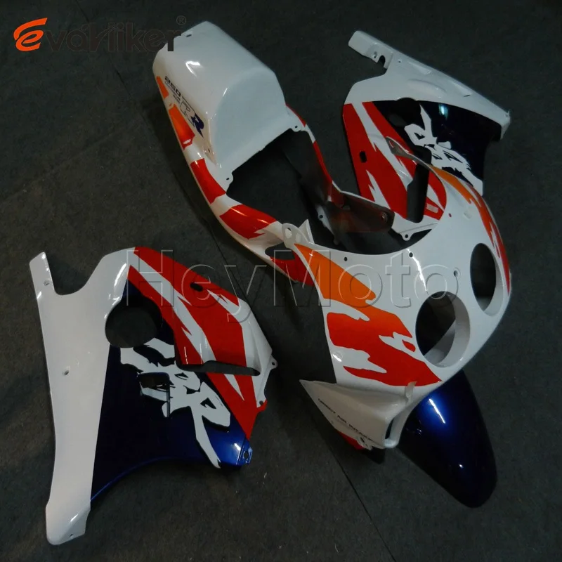 Заказной ABS мотоцикл обтекатель для CBR250RR MC22 1990-1999 мотоциклетные панели заказ+ литьевая форма желтый черный