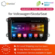 Ownice 2 Din K1 K2 Android 9.0 Octa Core Lettore DVD Dell’automobile Per Volkswagen Passat POLO GOLF Skoda Sede 4G LTE Nerwork 32 GB di ROM