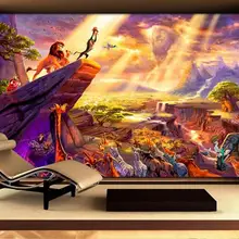 Beibehang 3d обои для комнаты на заказ Фреска Нетканая сказка король лев картина фото 3d настенные фрески обои