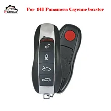 4+ 1 пуговицы Smart Remote оболочки для Porsche 911 Panamera Cayenne boxster пульт автомобильной сигнализации случае ключ