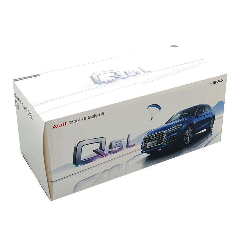 1/18 все новые Audi Q5 Q5L внедорожник автомобиль из литого металла модель SUV Игрушки для мальчиков и девочек Коллекция подарков черный, белый цвет синий и красный цвета;