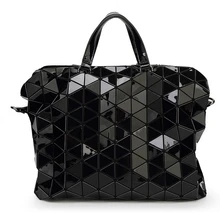 Unisex Briefcases Hot Fashion Preppy style Women’s Tote Shoulder bag for UNISEX Geometric Lattice SAME AS BAOBAO BAG
