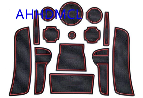 

Car Anti-Dirty Pad Door Groove Gate Slot Cup Armrest Storage Pad Anti-Slip Mat For Kadjar Electrical Park Brake 2016