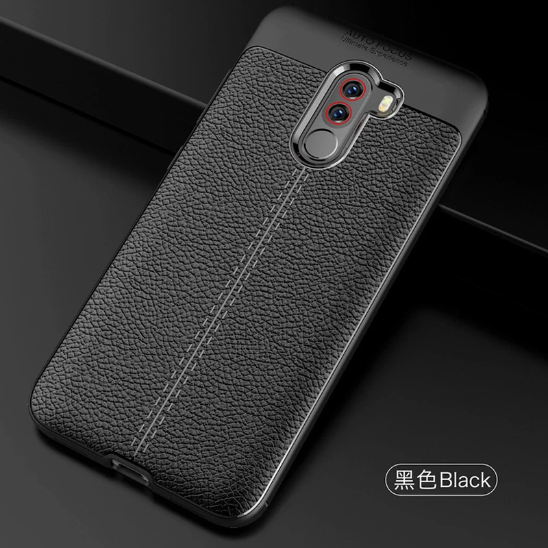 Чехол YUETUO для задней панели телефона с кожаным рисунком чехол xiaomi pocophone f1 poco f 1 xiomi